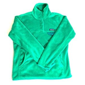 Patagonia Re-Tool Snap-T Fleece Pullover Green Med